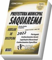 Apostila Prefeitura Municipal de Saquarema - RJ - Auxiliar de Disciplina