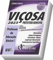 Apostila Prefeitura Municipal de Viçosa - MG - Professor de Educação Básica I - CURSO OFICIAL