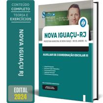Apostila Prefeitura Nova Iguaçu Rj 2024 Auxiliar Coordenação - Editora Solucao