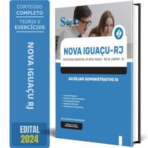 Apostila Prefeitura Nova Iguaçu Rj 2024 Auxiliar - Editora Solucao