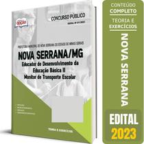 Apostila Prefeitura Nova Serrana Mg 2023 - Monitor Transport