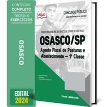 Apostila Prefeitura Osasco Sp 2024 Agente Fiscal Posturas E