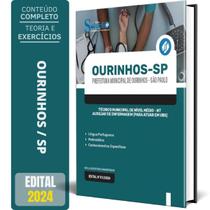 Apostila Prefeitura Ourinhos Sp 2024 Técnico Municipal Nível - Editora Solucao