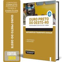 Apostila Prefeitura Ouro Preto Do Oeste Ro 2024 Motorista
