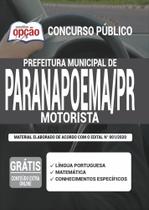 Apostila Prefeitura Paranapoema Pr - Motorista