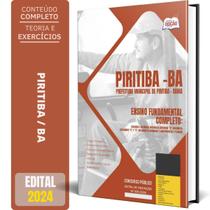 Apostila Prefeitura Piritiba Ba 2024 Ensino Fundamental