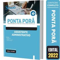 Apostila Prefeitura Ponta Porã Ms Assistente Administrativo