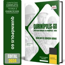 Apostila Prefeitura Quirinópolis Go 2024 Auxiliar Serviços