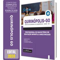 Apostila Prefeitura Quirinópolis Go 2024 Profissional Do