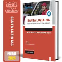Apostila Prefeitura Santa Luzia Ma 2024 Motorista Categorias