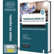 Apostila Prefeitura Taboão Da Serra Sp 2024 Agente Controle