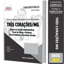 Apostila Prefeitura Três Corações Mg 2024 Agente Gestão
