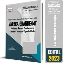 Apostila Prefeitura Várzea Grande Mt 2023 Professor Ensino