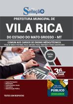 Apostila Prefeitura Vila Rica Mt - Ensino Médio E Técnico