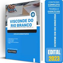 Apostila Prefeitura Visconde Do Rio Branco Mg 2023 Auxiliar - Editora Solucao
