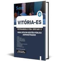 Apostila Prefeitura Vitória Es 2024 Analista Em Gestão