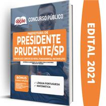 Apostila Presidente Prudente Sp Nível Fundamental Incompleto