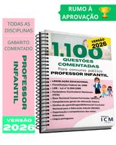 Apostila Professor Infantil 2026 1100 Questões Comentadas Completa Atualizada Apostila Professor Infantil 2026 1100 Questões Comentadas Completa Atualizada