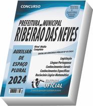Apostila Ribeirão Das Neves - Mg - Auxiliar De Espaço Plural