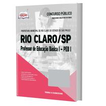 Apostila Rio Claro Sp 2023 - Professor De Educação Básica 1