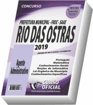 Apostila Rio das Ostras - Agente Administrativo