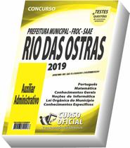 Apostila Rio das Ostras - Auxiliar Administrativo