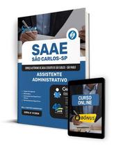Apostila SAAE São Carlos - SP 2024 - Assistente Administrativo - Editora Solução