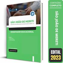 Apostila São João De Meriti Rj - Orientador Educacional - Editora Solucao