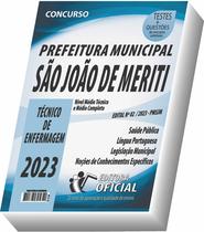Apostila São João De Meriti - Rj - Técnico De Enfermagem - Curso oficial