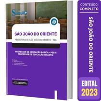Apostila São João Do Oriente Mg - Peb 2 E Professor Infantl