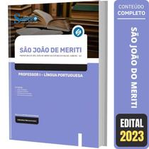 Apostila São João Meriti Rj Professor 1 - Língua Portuguesa - Editora Solucao
