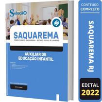 Apostila Saquarema Rj - Auxiliar De Educação Infantil