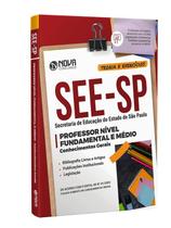 Apostila SEE-SP 2023 Professor de Ensino Fundamental e Médio - Editora Nova Concursos