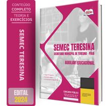 Apostila Semec Teresina Pi 2024 - Auxiliar Educacional