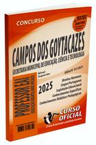 Apostila SME Campos dos Goytacazes RJ Professor EAI Educação Infantil Anos Iniciais