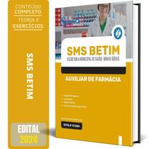 Apostila SMS BETIM MG Auxiliar de Farmácia - Ed. Solução