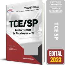 Apostila Tce Sp 2023 - Auxiliar Técnico Da Fiscalização Ti - Apostilas Opção