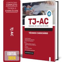 Apostila Tj Ac 2024 - Técnico Judiciário Técnico Judiciário - Editora Solucao