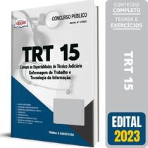 Apostila Trt 15 2023 Comum Enfermagem Do Trabalho E