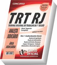 Apostila TRT RJ Analista Judiciário Área Judiciária Conhecimentos Gerais
