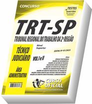 Apostila TRT SP Técnico Judiciário Área Administrativa