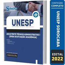 Apostila Unesp (Campus Sorocaba) - Assistente Área Acadêmica - Editora Solucao