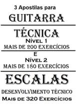 Apostilas de Estudo Guitarra em 3 Volumes
