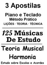 Apostilas Piano e teclado 3 Volumes 296 páginas - Academia de Música