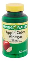 Apple Cider Vinegar 450 Mg - Spring Valley - 100 Cápsulas