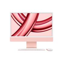 Apple iMac 24": Apple M3 com CPU de 8 núcleos, GPU de 10 núcleos, 256 GB - Rosa
