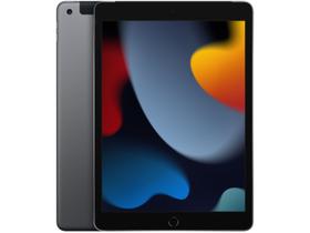 Apple iPad 10,2” Wi-Fi + Cellular 256GB - Cinza-espacial