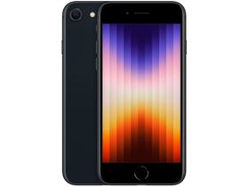Apple iPhone SE 3ª geração 256GB Meia-noite 4,7” - 12MP iOS