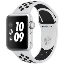 Apple Watch Nike+, 38 mm, Alumínio Prata, Pulseira Esportiva Nike Preto/Cinza e Fecho Clássico - MQKX2BZ/A