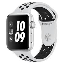 Apple Watch Nike+, 42 mm, Alumínio Prata, Pulseira Esportiva Nike Preto/Cinza e Fecho Clássico - MQL32BZ/A
